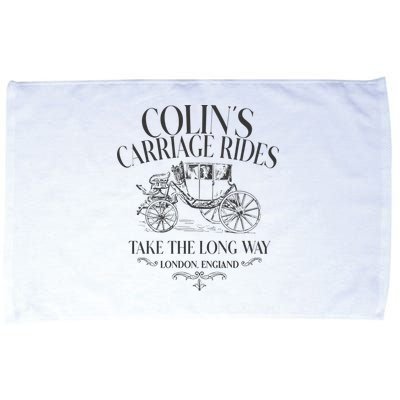 Colins Carriage Rides Take The Long Way Microfiber Hand Towel
