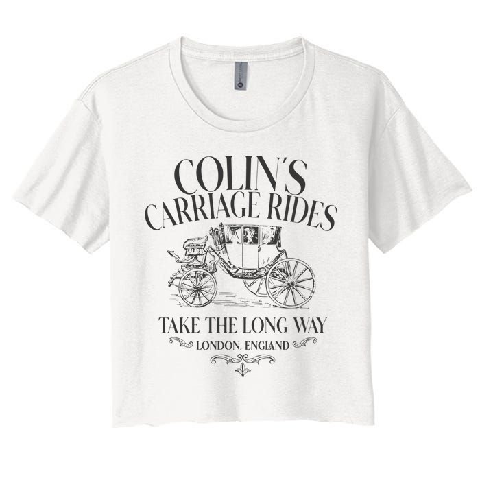 Colins Carriage Rides Take The Long Way Crop Top