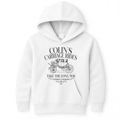Colins Carriage Rides Take The Long Way Kids Hoodie