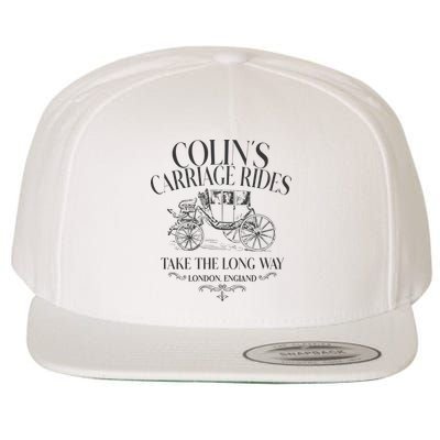 Colins Carriage Rides Take The Long Way Wool Snapback Cap