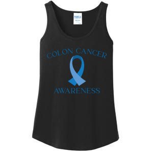 Colon Cancer Ribbon Ladies Essential Tank