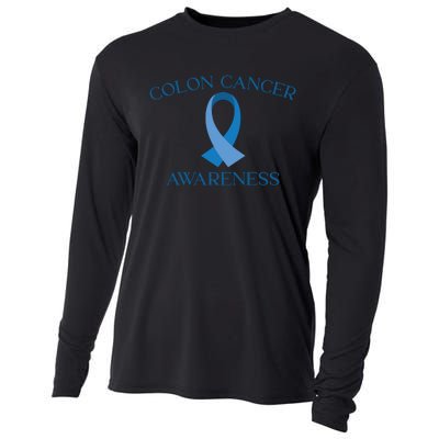 Colon Cancer Ribbon Cooling Performance Long Sleeve Crew