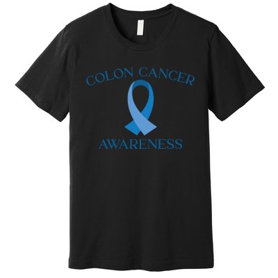 Colon Cancer Ribbon Premium T-Shirt