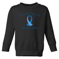 Colon Cancer Ribbon Toddler Sweatshirt