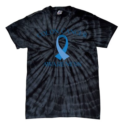 Colon Cancer Ribbon Tie-Dye T-Shirt