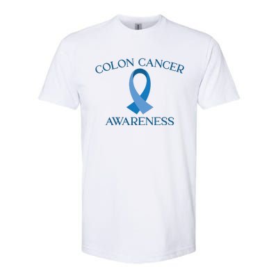 Colon Cancer Ribbon Softstyle CVC T-Shirt