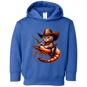 Cat Cow Riding A Shrimp Great Gift Toddler Hoodie