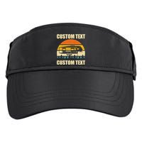 Custom Camper Rv Camping Road Trip Personalize Text Adult Drive Performance Visor
