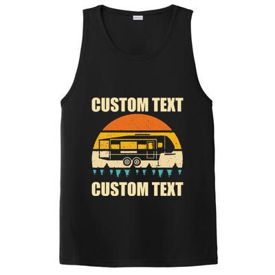 Custom Camper Rv Camping Road Trip Personalize Text PosiCharge Competitor Tank