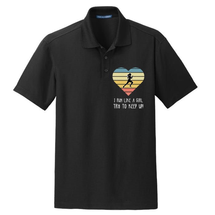 Cross Country Running Gift Dry Zone Grid Polo