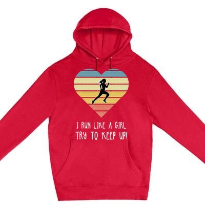 Cross Country Running Gift Premium Pullover Hoodie