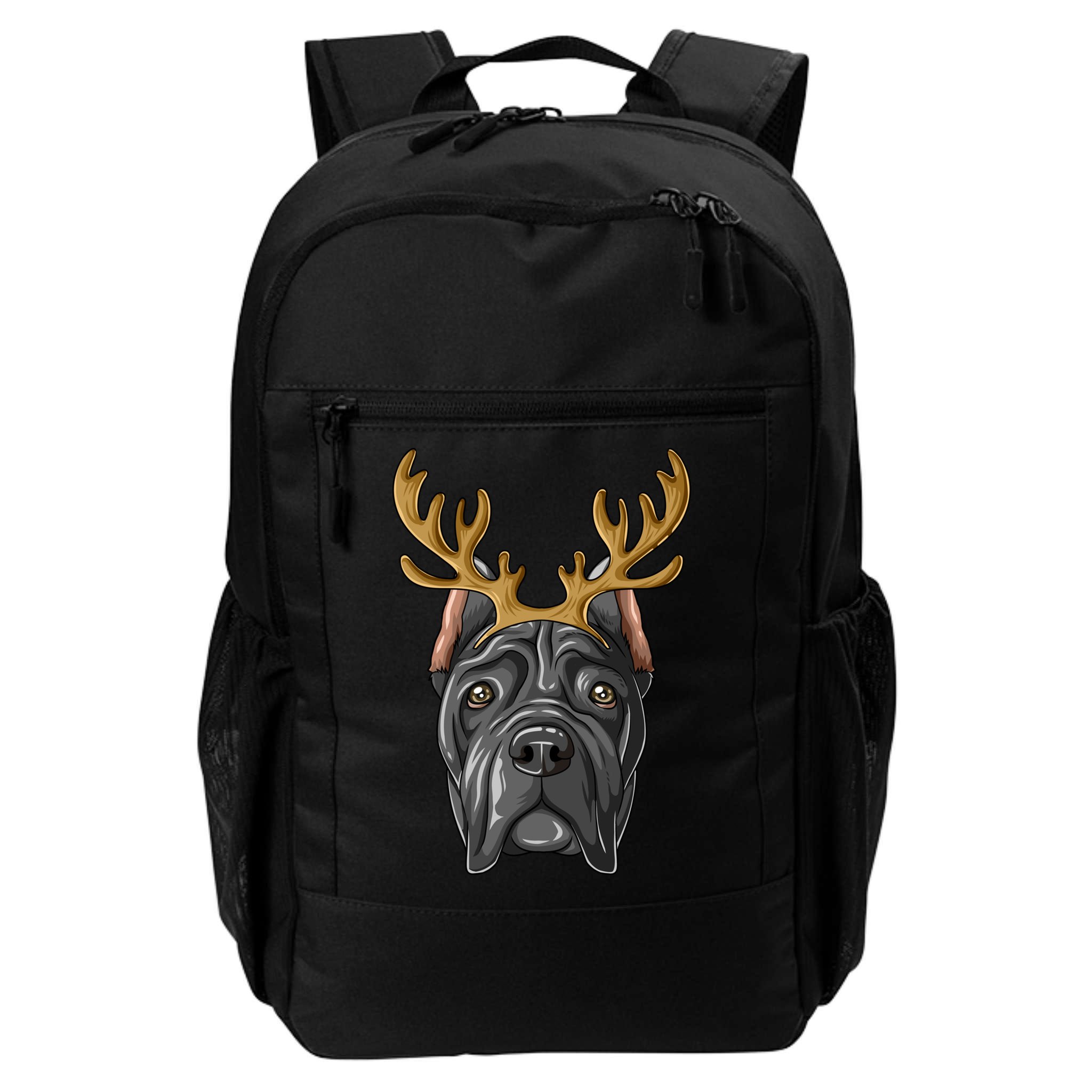 Cane Corso Reindeer Antlers Christmas Cane Corso Gift Backpack