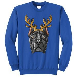 Cane Corso Reindeer Antlers Christmas Cane Corso Gift Sweatshirt