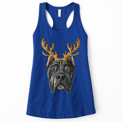 Cane Corso Reindeer Antlers Christmas Cane Corso Gift Womens Tank Top
