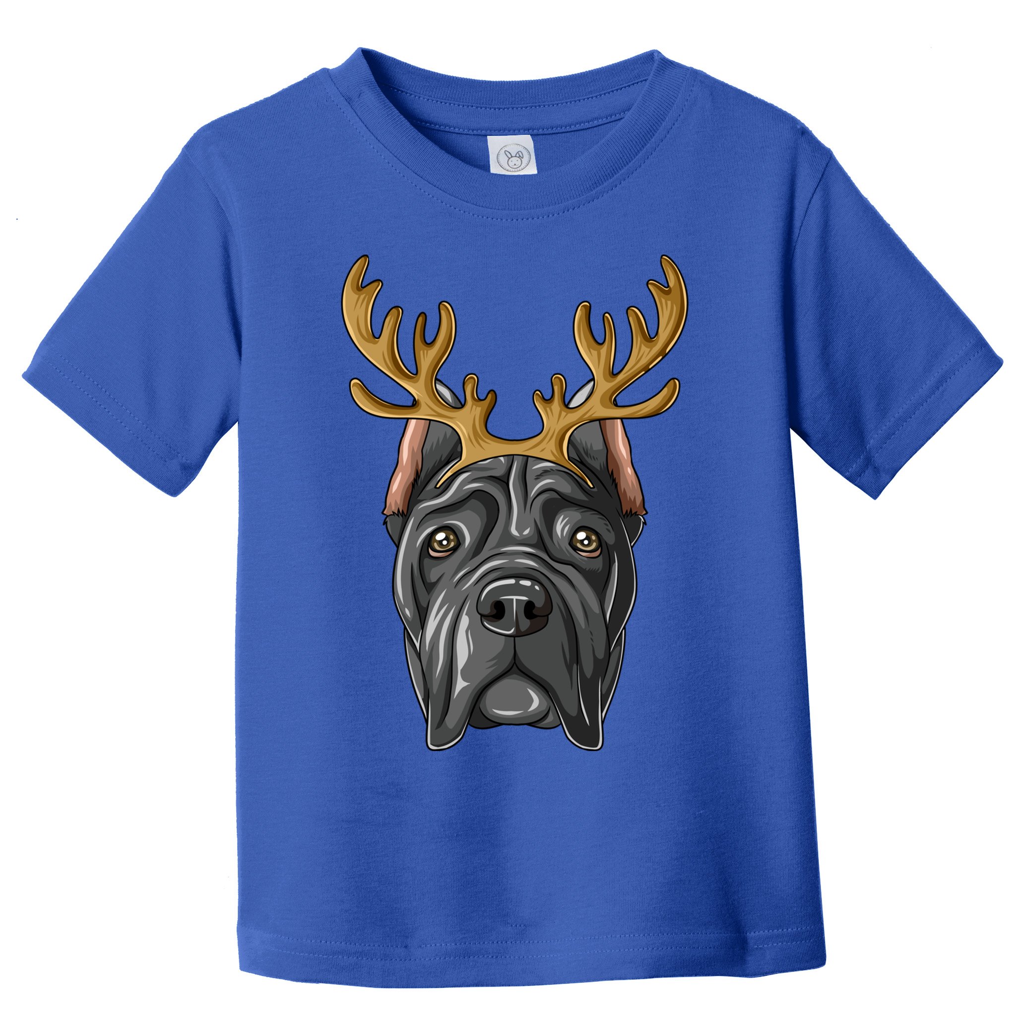 Cane Corso Reindeer Antlers Christmas Cane Corso Gift Toddler T-Shirt