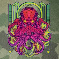 Cool Cybernetic Robot Octopus Squid Legacy Tie Dye Trucker Hat