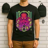 Cool Cybernetic Robot Octopus Squid T-Shirt