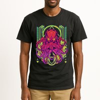 Cool Cybernetic Robot Octopus Squid Tall T-Shirt