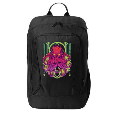 Cool Cybernetic Robot Octopus Squid City Backpack