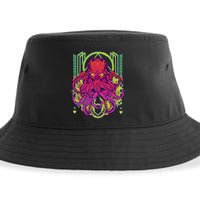 Cool Cybernetic Robot Octopus Squid Sustainable Bucket Hat