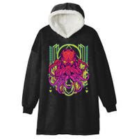 Cool Cybernetic Robot Octopus Squid Hooded Wearable Blanket