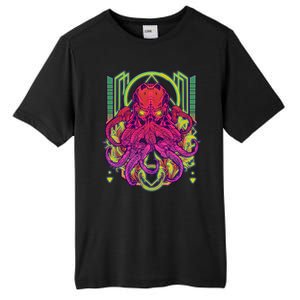 Cool Cybernetic Robot Octopus Squid Tall Fusion ChromaSoft Performance T-Shirt