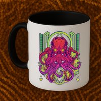 Cool Cybernetic Robot Octopus Squid Mug