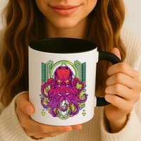 Cool Cybernetic Robot Octopus Squid Mug