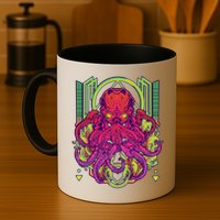 Cool Cybernetic Robot Octopus Squid Mug