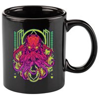 Cool Cybernetic Robot Octopus Squid 11oz C Handle Ceramic Mug