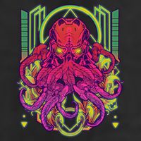 Cool Cybernetic Robot Octopus Squid Beanie