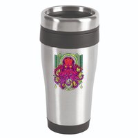 Cool Cybernetic Robot Octopus Squid 16oz Travel Tumbler