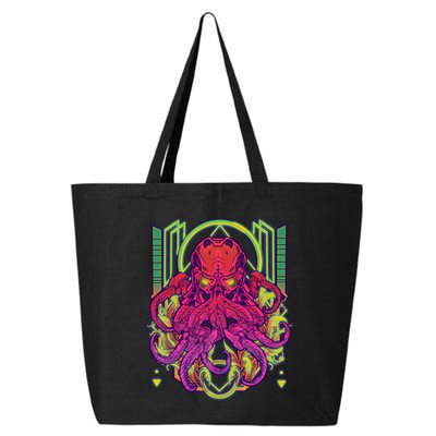 Cool Cybernetic Robot Octopus Squid 25L Jumbo Tote