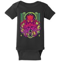 Cool Cybernetic Robot Octopus Squid Baby Bodysuit