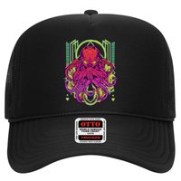 Cool Cybernetic Robot Octopus Squid Trucker Hat