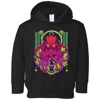 Cool Cybernetic Robot Octopus Squid Toddler Hoodie