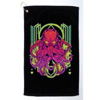 Cool Cybernetic Robot Octopus Squid Golf Towel
