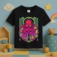 Cool Cybernetic Robot Octopus Squid Toddler T-Shirt