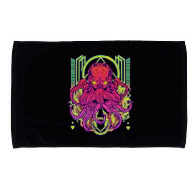 Cool Cybernetic Robot Octopus Squid Microfiber Hand Towel