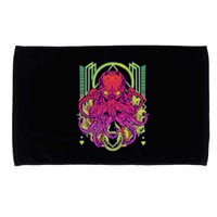 Cool Cybernetic Robot Octopus Squid Microfiber Hand Towel
