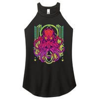 Cool Cybernetic Robot Octopus Squid Women's Perfect Tri Rocker Tank