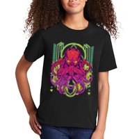 Cool Cybernetic Robot Octopus Squid Kids T-Shirt