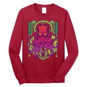 Cool Cybernetic Robot Octopus Squid Long Sleeve Shirt