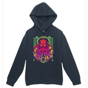 Cool Cybernetic Robot Octopus Squid Urban Pullover Hoodie