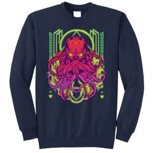 Cool Cybernetic Robot Octopus Squid Tall Sweatshirt