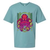 Cool Cybernetic Robot Octopus Squid Sueded Cloud Jersey T-Shirt