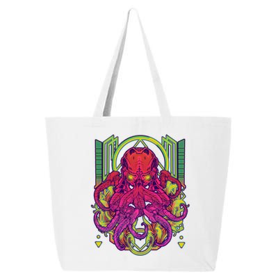 Cool Cybernetic Robot Octopus Squid 25L Jumbo Tote