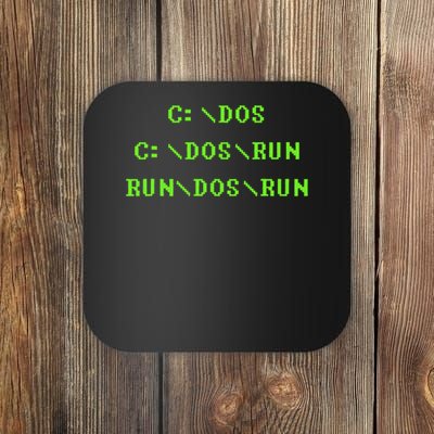Cdos Cdosrun Rundosrun Funny Computer Dos Coaster