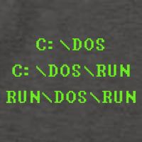 Cdos Cdosrun Rundosrun Funny Computer Dos Vector Backpack
