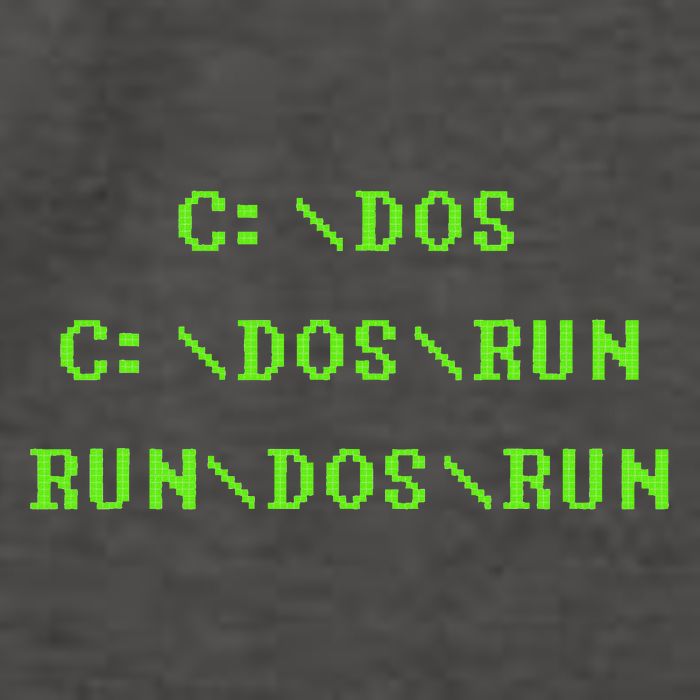 Cdos Cdosrun Rundosrun Funny Computer Dos Vector Backpack